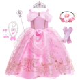 thumbnail image 2 of Vestido de princesa de Bella Durmiente para niñas, accesorios para disfraces, fiesta de cumpleaños, Navidad y Noche Fivean unisex, 2 of 2