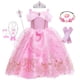 thumbnail image 2 of Vestido de princesa de Bella Durmiente para niñas, accesorios para disfraces, fiesta de cumpleaños, Navidad y Noche Fivean unisex, 2 of 2