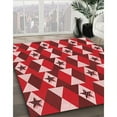 thumbnail image 2 of Ahgly Company Indoor Square Patterned Light Coral Pink Area Rugs, 8' Square, 2 of 6