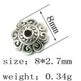 thumbnail image 3 of Houderco 100Ud Dijes De Aleación En Plata Para Manualidades De Joyería Collares Y Llaveros, 3 of 7