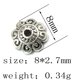 thumbnail image 3 of Houderco 100Ud Dijes De Aleación En Plata Para Manualidades De Joyería Collares Y Llaveros, 3 of 7