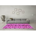 thumbnail image 3 of Ahgly Company Indoor Rectangle Abstract Purple Modern Area Rugs, 5' x 8', 3 of 4