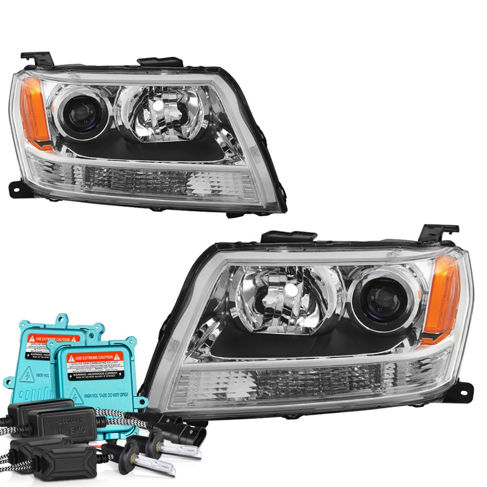 VIPMOTOZ Black Housing OEStyle Headlight Headlamp Assembly For 2006