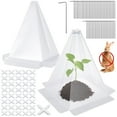 thumbnail image 1 of Campanas de jardín Niuyhe, 40 unidades, con 80 pinzas para fijar el suelo, 1 of 7