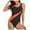 ZB Orange, variant on Women's One Piece Swimsuits Tummy Control Cutout High Waisted Bathing Suit Wrap Tie Back 1 Piece Swimsuit Size XXL