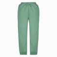thumbnail image 4 of kpoplk Girls' Athletic Sweatpants Cute Baggy Jogger Pants with Drawstring and Pockets for Teen Girls(Mint Green,3-4 Y), 4 of 5