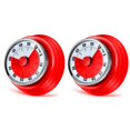 thumbnail image 1 of 2X 60 Minutes Mechanical Timer-Magnetic Visual Countdown Timer with Alarm for Kitchen Cooking Baking Sports Kids(Red), 1 of 5