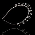 thumbnail image 2 of Birthday Girl Tiara Headband Headpiece Girls Party Hair Accessories, 0.6"0.3" Letters (Gold Birthday Girl), 2 of 4