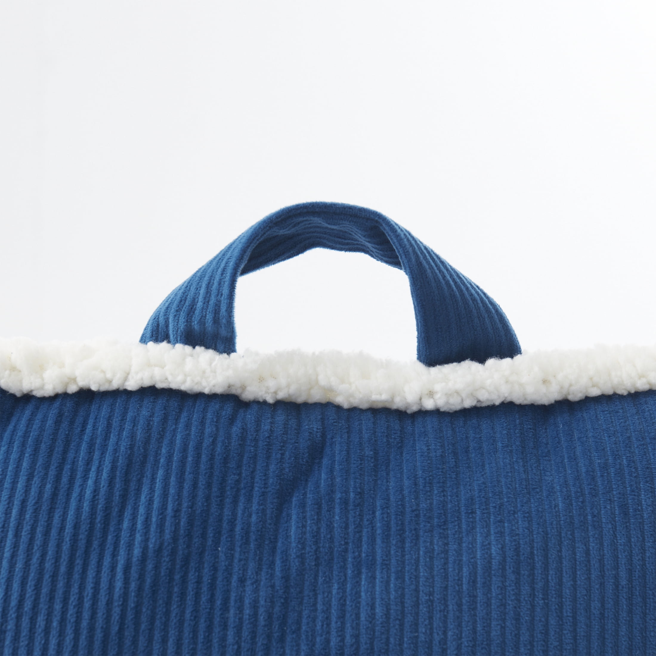 Pawz by Bearpaw Blue Corduroy Backrest Pillow