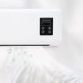 thumbnail image 4 of Summer Essential-Miniature Wall Mounted Air-Curtain Fan 2 In 1 Desk Fan Bladeless Wall Mount Fan Oscillating For Bedroom Air-Circulator Fan With Remote For Home Offices Bedroom, 4 of 9