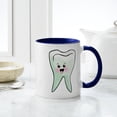 thumbnail image 4 of CafePress - Happy Tooth Mug - 11 oz Ceramic Mug - Novelty Coffee Tea Cup, 4 of 4