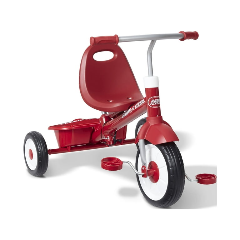 Radio Flyer, 3-in-1 Stroll 'N Trike, Tricycle Grows with Child, Red