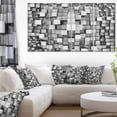 thumbnail image 1 of Design Art - Black and Grey Cubes, 1 of 3