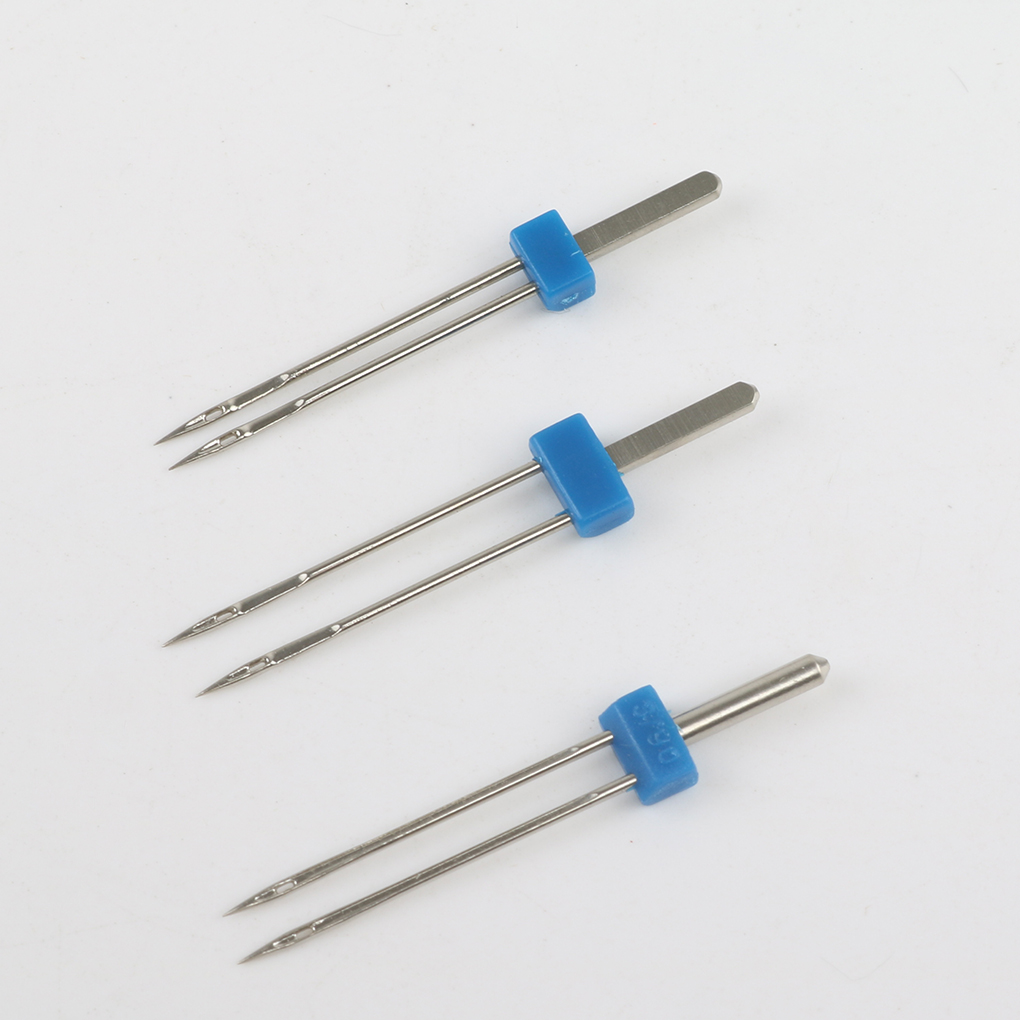 Amerryllis 3pcs//Set Super Deal Double Twin Needle Size 2mm//3mm//4mm Needles Sewing Machine Tool Kit Popular New