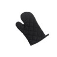 thumbnail image 2 of Apepal Home Decor Single Kitchen Cooking Microwave Oven Gloves Mitts Pot Pad Heat Proof Protected Black One Size, 2 of 3
