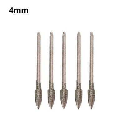 

5Pcs 2.35mm Shank Electroplating Diamond Grinding Head Polish Needle Jade Stone