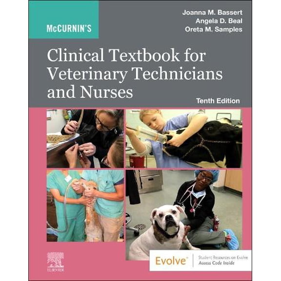 Pre-Owned McCurnin's Clinical Textbook for Veterinary Technicians and Nurses [Hardcover] Bassert, Joanna