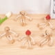 thumbnail image 2 of Guardurnaity 5 piezas, Mini muñecas de madera, Figuras de madera, Madera con acabado, Muñecas hechas a mano, Decoración, Accesorios, Proyectos de Ropa, zapatos y accesorios Miscelánea, 2 of 6