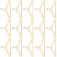 thumbnail image 7 of Beige Miniature Wood Hangers for Doll Clothes 15Pcs Set Keeps Mini House Organized and Tidy, 7 of 7