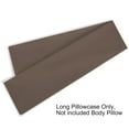 thumbnail image 5 of PiccoCasa 2 Pack Body Pillowcases Egyptian Cotton Pillowcases for Body Pillow, 21"x55", Coffee, 5 of 8