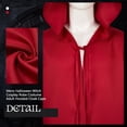 thumbnail image 4 of Hooded Robe Cloak - Medieval Renaissance Wizard Monk Priest Costume, Dark Gothic Knight Cape for Halloween Cosplay, 4 of 7