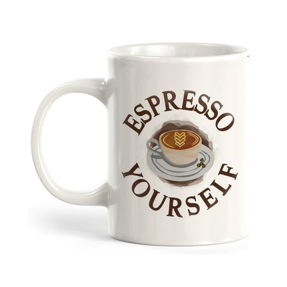 Espresso Yourself 11oz Plastic Coffee Mug