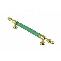 Vintage Cabinet Pull Drawer Handle Green Acrylic Twisted Renovators Supply