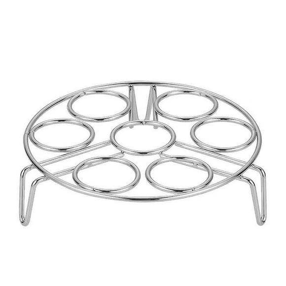 Lishi Multi-purpose Stackable Egg Cooker Rack with Silicone Handles for Instant Pot 6.8 Quart - Cook 7 Eggs