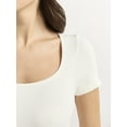 thumbnail image 3 of Joyspun Women's Seamless Slimming Bodysuit with Short Sleeves, Sizes S-XXXL, 3 of 6