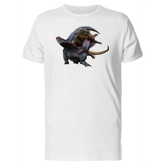 T Rex Versus Spinosaurus Tee Men's -Image by Shutterstock