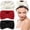 Red, Black, White, variant on 3 Pieces Wash Face Headband Makeup Spa Headband Towel Terry Hair Bands Microfiber Bowtie Headbands Shower Facial Adjustable Headband for Women