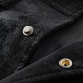 thumbnail image 4 of Xdegoge Men's Casual Button Down Jacket Vintage Patterned Long Sleeve Coat with Chest Pockets Lightweight Lapel Outerwear for Fall Spring Work Everyday Wear, 4 of 9