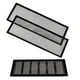 thumbnail image 2 of Paquete de 4 de Ventilación/Trampa de Registro de Piso Negras de 4x10 - Cubierta de Pantalla de Ventilación de Aire Magnética de Silicona para Aire Acondicionado Doméstico, 2 of 5