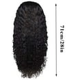 thumbnail image 4 of Peluca de Ondas de Agua de 28 Pulgadas - Fibra Térmica Rizada, Ajustable - para Carnaval, Fiestas y Eventos Cosplay, 4 of 8