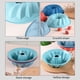 thumbnail image 3 of Wosthever Molde de silicona para pastel de gasa, portátil, reutilizable, lavable, resistente al calor, para el hogar, pastelería, postre, bandeja para Cocina y Comedor Azul claro Wosthever HA080563-02, 3 of 6