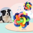 thumbnail image 2 of Justharion 3pcs Colorful Pet Dog Toy Interactive Rubber Balls For Dogs Safe And Non-Toxic Strong Tooth As Shown 1Set, 2 of 6