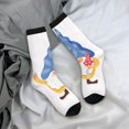 thumbnail image 5 of Logiee Autumn Funny Gnomes Print Adult Socks for Men & Women,Calf Socks, Ankle Socks,Boots Socks,Breathable Casual Sock,Unisex Crew Socks, 5 of 6