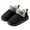 Black, variant on Fengactive Womens Winter Warm Plush Fleece Lined Ankle Slippers Indoor Outdoor Non Slip Thick Sole Home Boots
