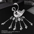 thumbnail image 4 of Gold Coffee Dessert Spoon Fork Set with Swan Base Holder, 6 Forks Perfect for Fruit Dessert Stirring Sugar Ice Cream, 4 of 8