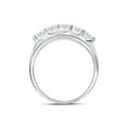 thumbnail image 4 of FB Jewels 14kt White Gold Mens Round Diamond Wedding Channel Set Band Ring 2 Cttw Size 9.5, 4 of 4