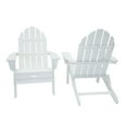thumbnail image 1 of Chaise de Jardin Adirondack Pliante Blanche Balboa (2 Pièces), 1 of 6