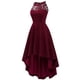 thumbnail image 3 of Vestido Bbonlinedress Hi Lo Vintage Burgundy para fiesta de bodas, 3 of 6