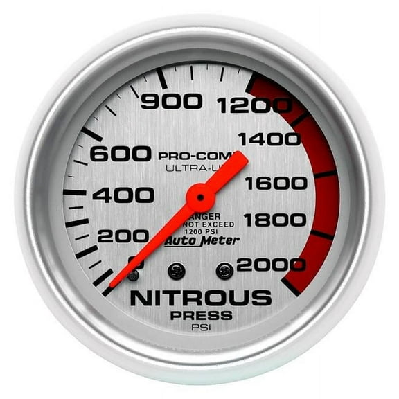 Ultra-Lite Nitrous Pressure In-Dash Gauge