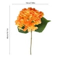 thumbnail image 3 of Ovzne Artificial Hydrangea Lollipop Flower – Vibrant Orange Fake Bloom For Wedding,Hotel Home Decor, 3 of 6