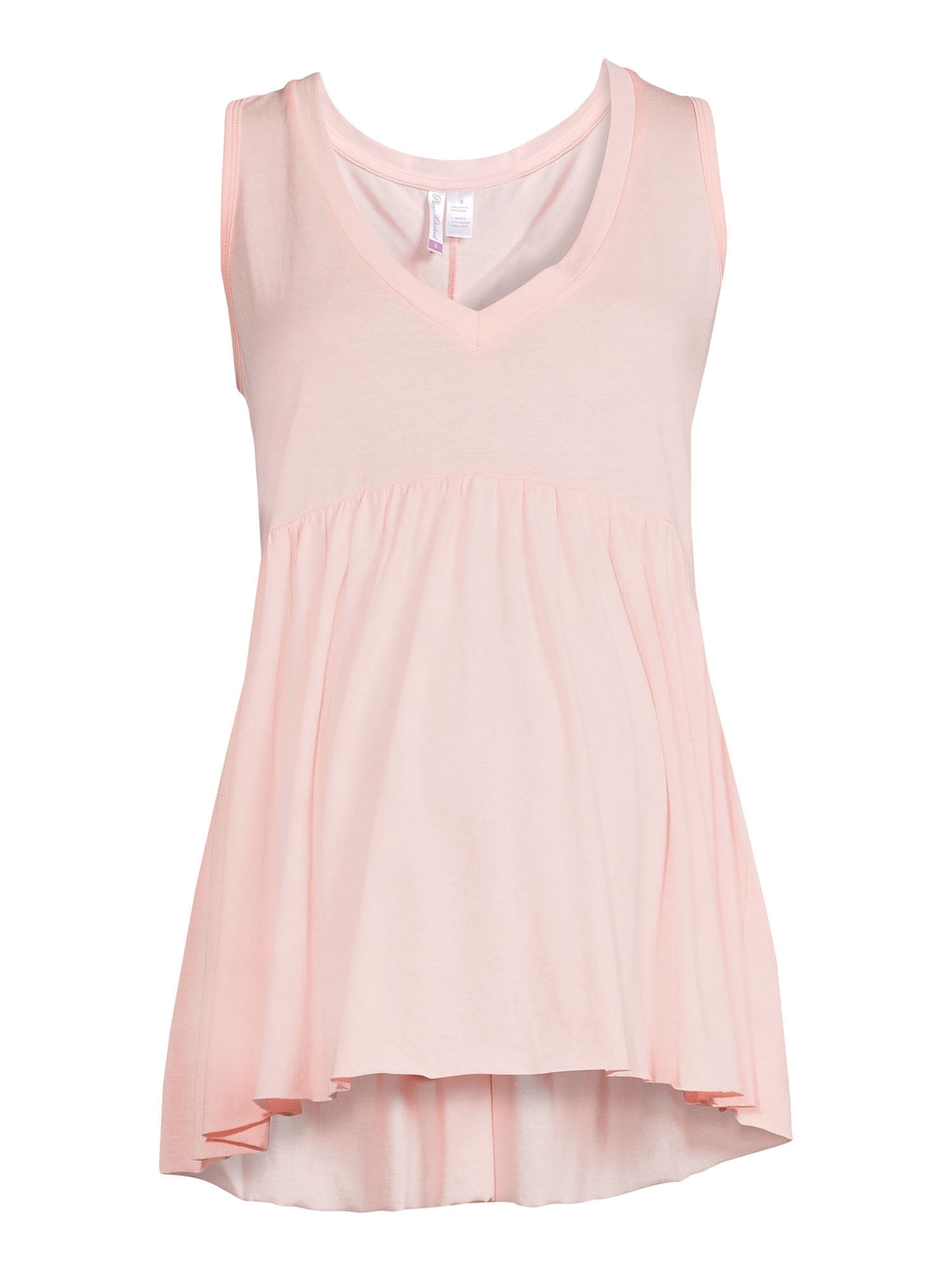 Planet Motherhood Maternity Women's Sleeveless Empire Waist Top
