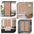 thumbnail image 7 of Burnt Orange Stripe Window Privacy Film, Farmhouse Striped Abstract Art Static Cling UV Sun Blocking Heat Control Window Tint Day and Night, Non-Adhesive One Way Windows Privacy Cover 17.7''x39.3'', 7 of 7