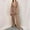Khaki, variant on Pajamas for Women Set 2PC Plus Size- Relaxed Fit Solid Color Long Sleeve Tops Pants Loungewear Nightdress Button Down with Pocket Plush Sleepwear
