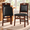 Brown, variant on Wood Folding Dining Chairs Set of 2,Padded Seat and Back,Solid Wooden Frame,Black Folding Chairs with 400 lb Capacity,No Assembly,Ideal for Kitchen