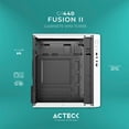 thumbnail image 3 of Gabinete ACTECK FUSION II GI440 Micro ATX Mini Torre Fuente 500W Acrilico Blanco AC-935760 Blanco, 3 of 5