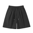 thumbnail image 5 of KPOPLK Mens Casual Shorts Cotton Drawstring Shorts Summer Beach Stretch Twill Chino Golf Shorts S-5XL Size XXXXL,Black, 5 of 9